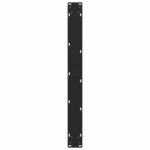 vidaXL Nohy k jedálenskému stolu, čierne, 2 ks, 80 x (72-73) cm, oceľové – Obrázok 7