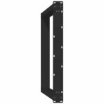 VidaXL Nohy jedálenského stola v tvare U 2 ks čierny 80x(72-73) cm – Obrázok 6