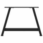 vidaXL Stolové nohy na konferenčný stolík v tvare A 2 ks čierny oceľ – Obrázok 5