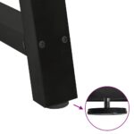 vidaXL Stolové nohy na konferenčný stolík v tvare A 2 ks čierny oceľ – Obrázok 9