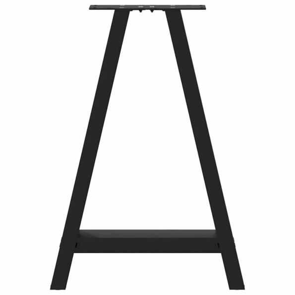 vidaXL Stolové nohy na konferenčný stolík v tvare A 2 ks čierny oceľ – Obrázok 5