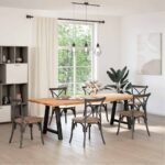 vidaXL Stolové nohy na konferenčný stolík v tvare A 2 ks čierny oceľ – Obrázok 2