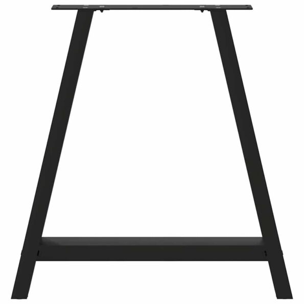 vidaXL Stolové nohy na konferenčný stolík v tvare A 2 ks čierny oceľ – Obrázok 5