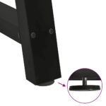 vidaXL Stolové nohy na konferenčný stolík v tvare A 2 ks čierny oceľ – Obrázok 9