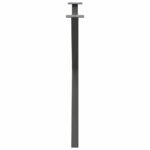 vidaXL Nohy k jedálenskému stolu v tvare X, 2 ks, antracitové, 90 x (72-73) cm, oceľ – Obrázok 6