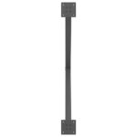 vidaXL Nohy k jedálenskému stolu v tvare X, 2 ks, antracitové, 90 x (72-73) cm, oceľ – Obrázok 7