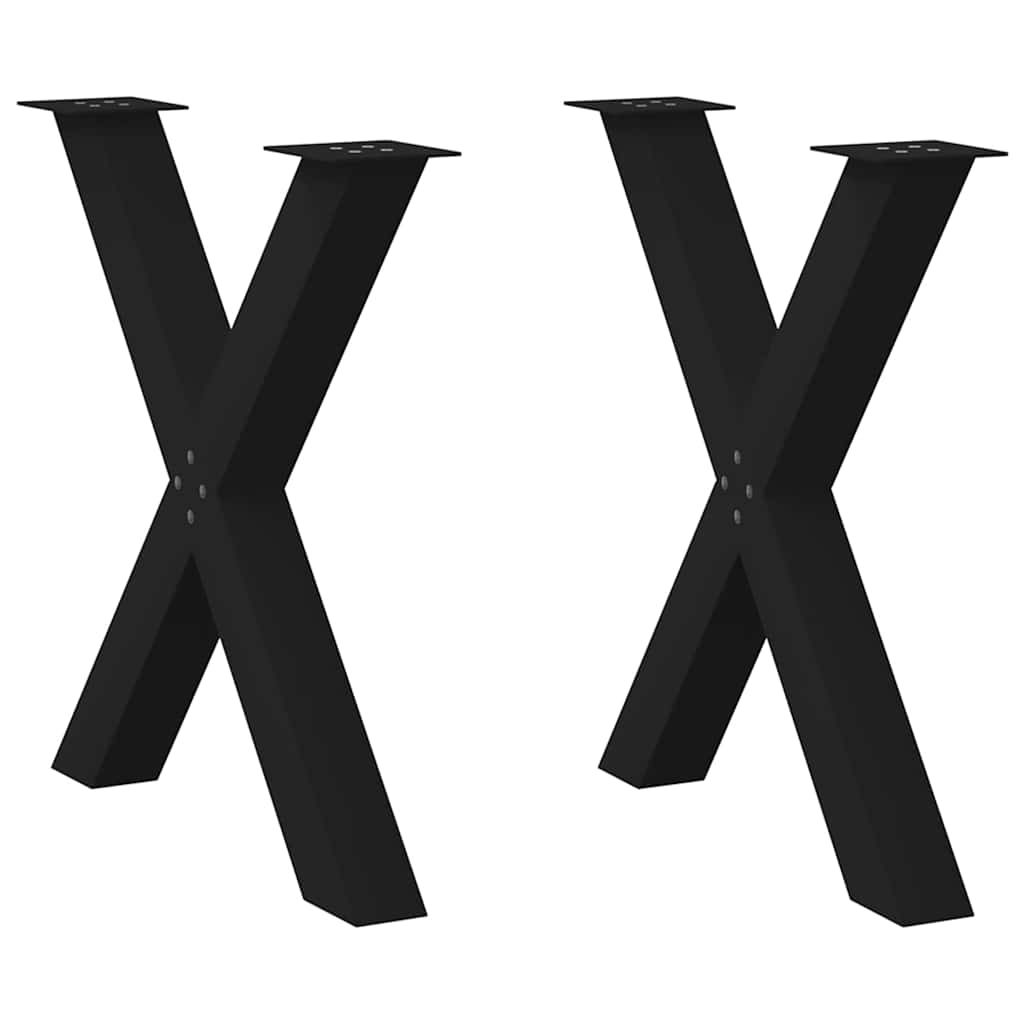 VXL8721158316400_a_en_hd_1.jpg vidaXL Nohy k jedálenskému stolu v tvare X, 2 ks, čierne, 80 x (72-73) cm, oceľové – Obrázok 1