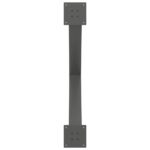 vidaXL Nohy k jedálenskému stolu v tvare X, 3 ks, antracitové, 90 x (72-73) cm, oceľ – Obrázok 7