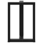 VidaXL Nohy jedálenského stola v tvare T 2 ks čierny 60x35x(72-73) cm – Obrázok 6