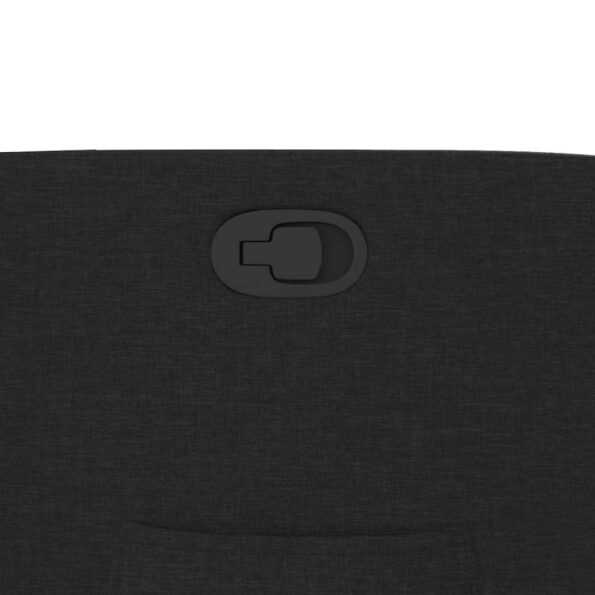 vidaXL Sklápacie kreslo čierne látkové – Obrázok 9