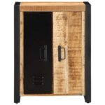 vidaXL Komoda 55x35x70 cm, surový mangový masív – Obrázok 2