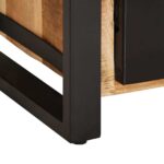 vidaXL Komoda 55x35x70 cm, surový mangový masív – Obrázok 10