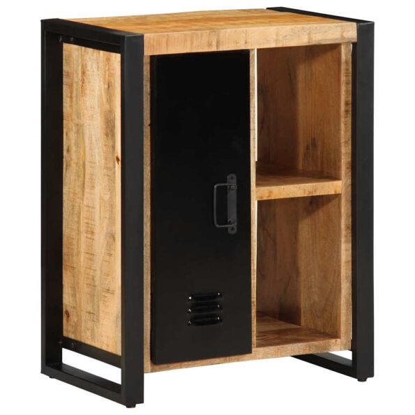 vidaXL Komoda 55x35x70 cm, surový mangový masív – Obrázok 3