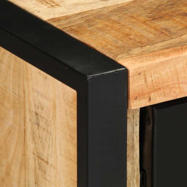 vidaXL Komoda 55x35x70 cm, surový mangový masív – Obrázok 8