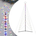 vidaXL Svetlo na vianočný stromček 615 LED farebné 404,5 cm – Obrázok 2