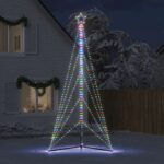 vidaXL Svetlo na vianočný stromček 615 LED farebné 404,5 cm – Obrázok 3