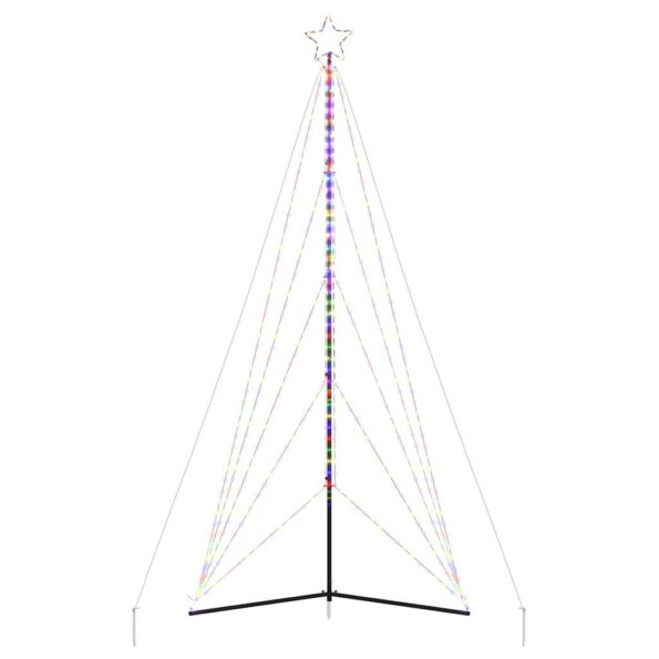 vidaXL Svetlo na vianočný stromček 615 LED farebné 404,5 cm – Obrázok 6