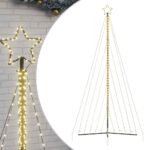 vidaXL Svetlo na vianočný stromček 570 LED teplá biele 399 cm – Obrázok 2