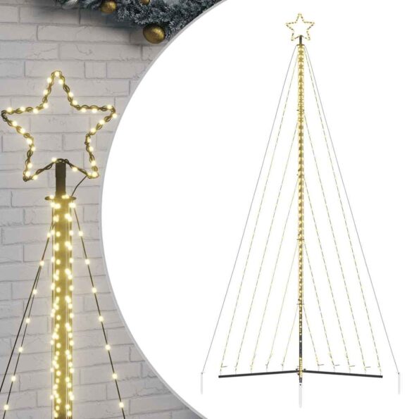 VXL8721158394446_a_en_hd_1.jpg vidaXL Svetlo na vianočný stromček 570 LED teplá biele 399 cm – Obrázok 2