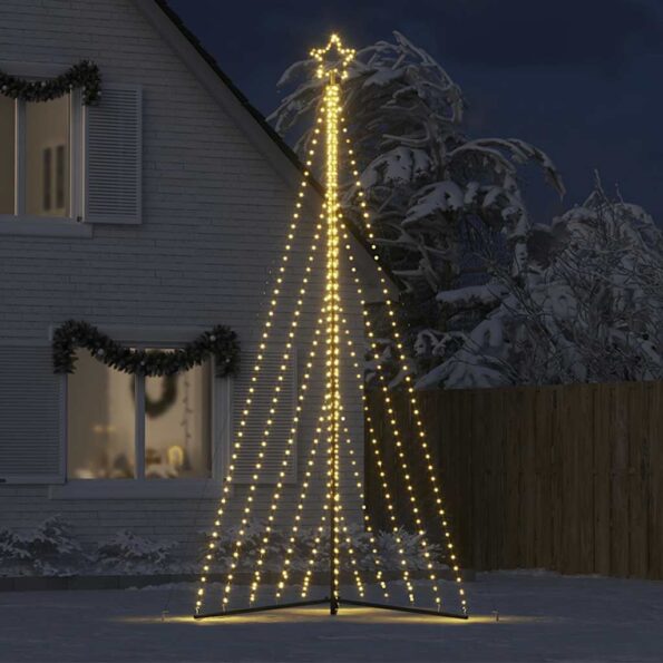 VXL8721158394446_g_en_hd_1.jpg vidaXL Svetlo na vianočný stromček 570 LED teplá biele 399 cm – Obrázok 3