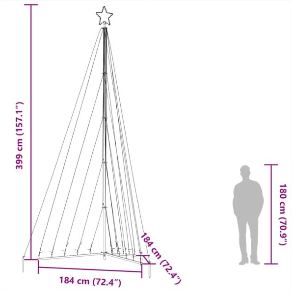 VXL8721158394446_g_en_hd_10.jpg vidaXL Svetlo na vianočný stromček 570 LED teplá biele 399 cm – Obrázok 12