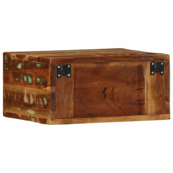 vidaXL Nástenné TV skrinky 2 ks masívne recyklované drevo – Obrázok 7