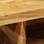 vidaXL Nástenná TV skrinka 60x30x19 cm masívna akácia – Obrázok 8