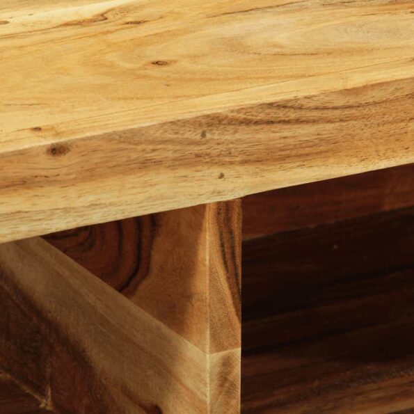 vidaXL Nástenná TV skrinka 60x30x19 cm masívna akácia – Obrázok 8