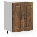 vidaXL Drezová základná skrinka Kalmar tmavý dub 60x46x81,5 cm – Obrázok 2