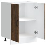 vidaXL Drezová základná skrinka Kalmar tmavý dub 60x46x81,5 cm – Obrázok 5
