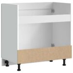 vidaXL Drezová základná skrinka Kalmar betónovo sivé 80x46x81,5 cm – Obrázok 7