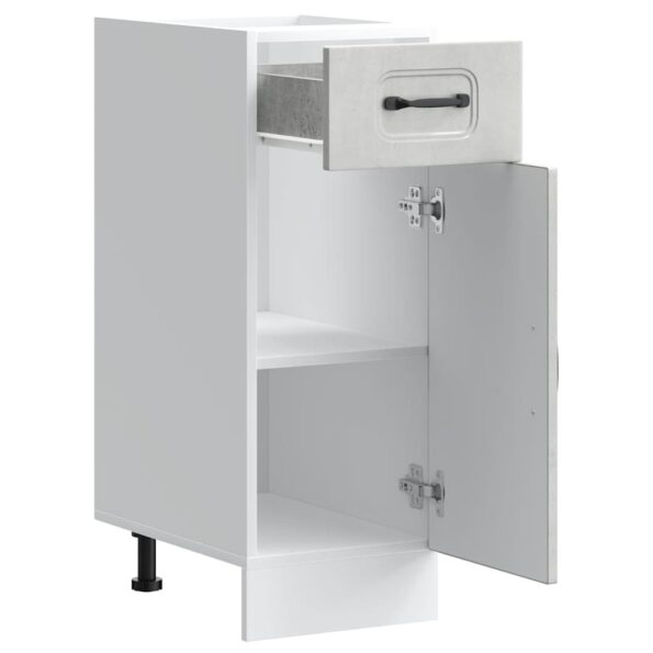 vidaXL Kuchynská spodná skrinka Kalmar, betónovo sivé kompozitné drevo – Obrázok 5