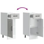 vidaXL Kuchynská spodná skrinka Kalmar, betónovo sivé kompozitné drevo – Obrázok 8