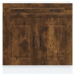 vidaXL Kuchynská spodná skrinka Kalmar, dymový dub, kompozitné drevo – Obrázok 4