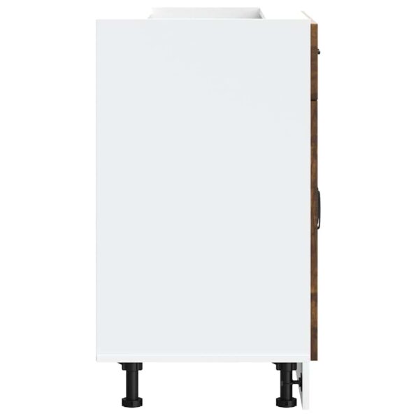 vidaXL Kuchynská spodná skrinka Kalmar, dymový dub, kompozitné drevo – Obrázok 6