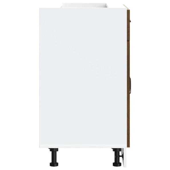 vidaXL Kuchynská spodná skrinka Kalmar, hnedý dub, kompozitné drevo – Obrázok 6