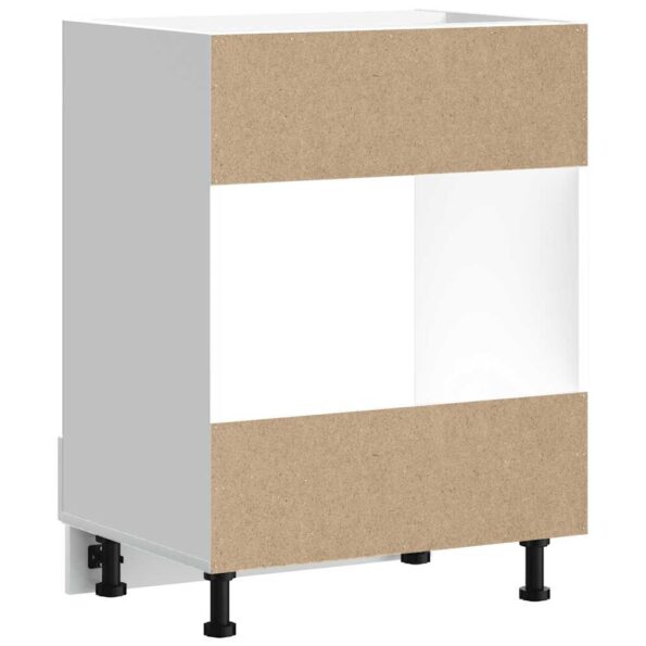 vidaXL Skrinka na rúru Kalmar, lesklá biela, kompozitné drevo – Obrázok 6