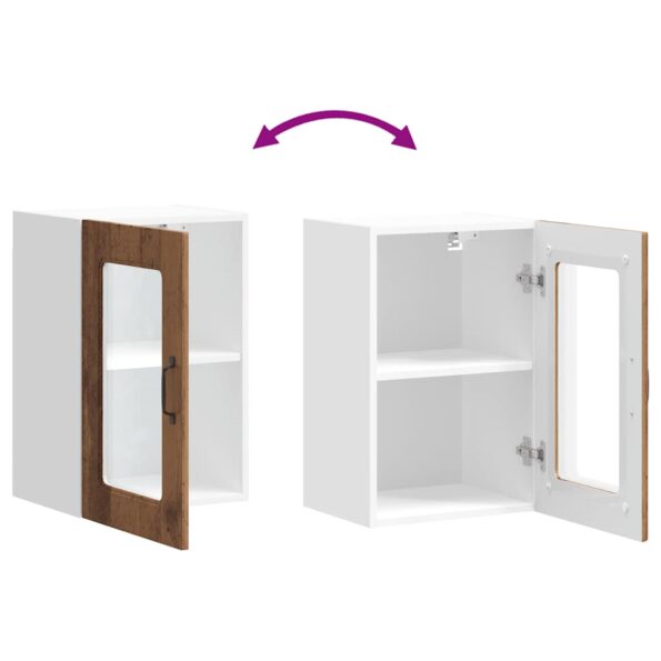 vidaXL Kuchynská nástenná skrinka so sklenenými dvierkami Kalmar – Obrázok 9