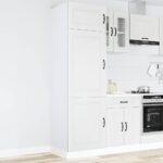 vidaXL Kuchynská skriňa Kalmar, biela, kompozitné drevo