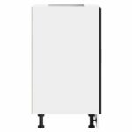 vidaXL Kuchynská spodná skrinka Porto, čierna, kompozitné drevo – Obrázok 6