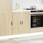 vidaXL Kuchynská spodná skrinka Porto, dub sonoma, kompozitné drevo – Obrázok 3