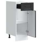 vidaXL Kuchynská spodná skrinka Porto, čierna, kompozitné drevo – Obrázok 5