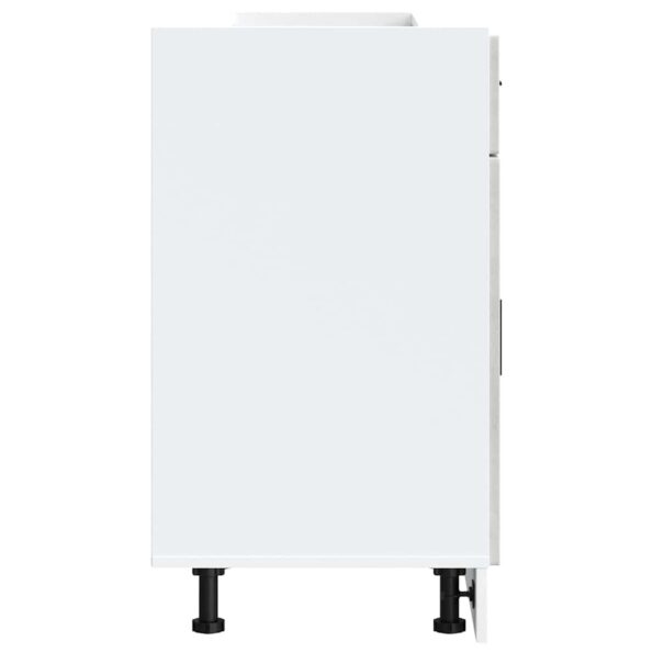 vidaXL Kuchynská spodná skrinka Porto, betónovo sivé, kompozitné drevo – Obrázok 6