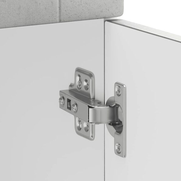 vidaXL Kuchynská spodná skrinka Porto, betónovo sivé, kompozitné drevo – Obrázok 9