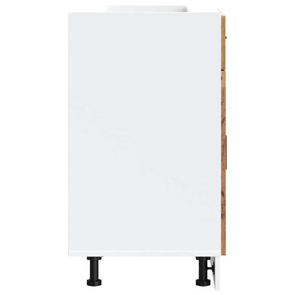 vidaXL Kuchynská spodná skrinka Porto, staré drevo, kompozitné drevo – Obrázok 6