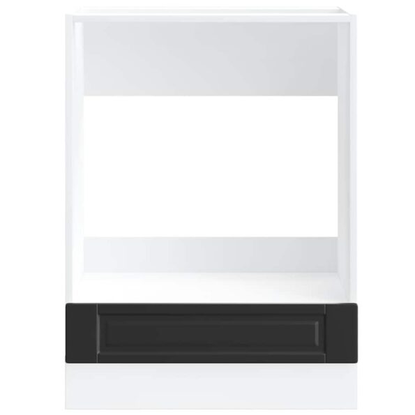 vidaXL Skrinka na rúru Porto, čierna, kompozitné drevo – Obrázok 4