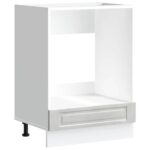 vidaXL Skrinka na rúru Porto, betónovo sivé, kompozitné drevo – Obrázok 2