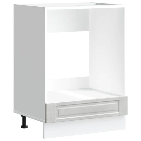 vidaXL Skrinka na rúru Porto, betónovo sivé, kompozitné drevo – Obrázok 2