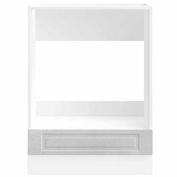 vidaXL Skrinka na rúru Porto, betónovo sivé, kompozitné drevo – Obrázok 4