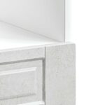 vidaXL Skrinka na rúru Porto, betónovo sivé, kompozitné drevo – Obrázok 8